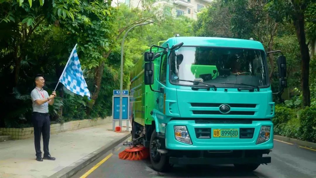 为绿色智慧作业！云顶国际官网环卫纯电动洗扫车新品试驾会圆满落幕